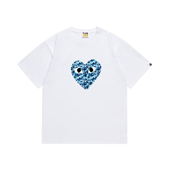 Sweet Cool Camo Heart Ape Head Print T-Shirt 6 colors 29052391