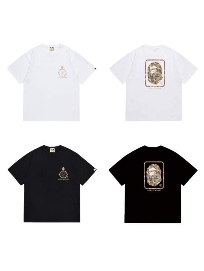 Desert Camo Ape Head Double-Sided Print T-Shirt 2 colors 29051324
