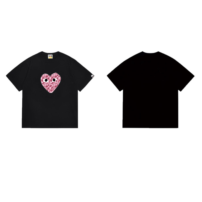 Sweet Cool Camo Heart Ape Head Print T-Shirt 6 colors 29052391