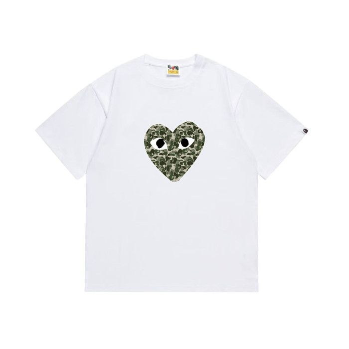 Sweet Cool Camo Heart Ape Head Print T-Shirt 6 colors 29052391
