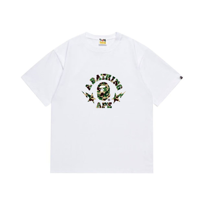 ABC Camo Ape Head College Logo Print T-Shirt 6 colors 29052493