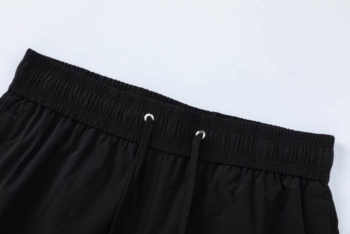 Hollywood Script Border Print Woven Shorts 29052427