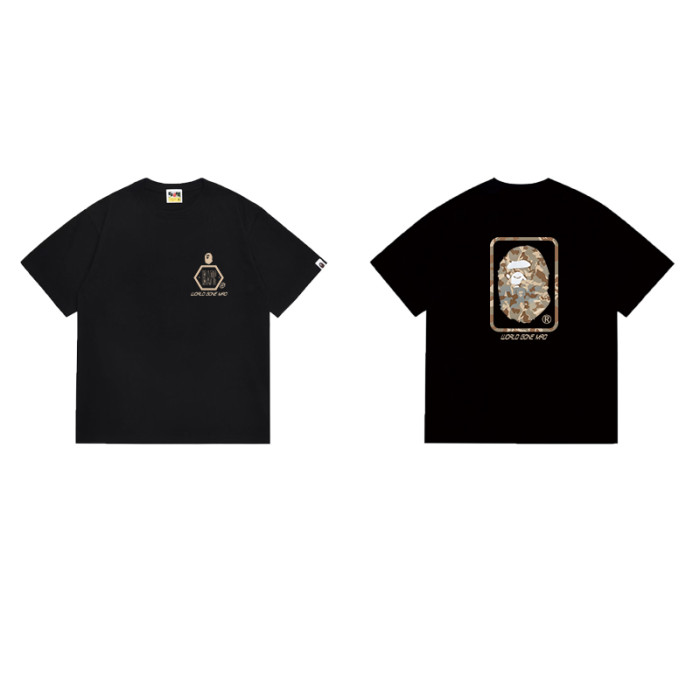Desert Camo Ape Head Double-Sided Print T-Shirt 2 colors 29051324