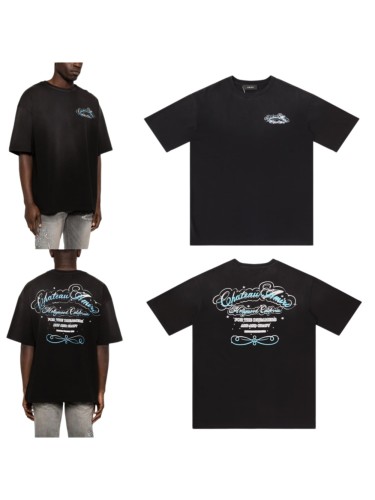 Chateau Script Manor Print Washed Tee 29052416