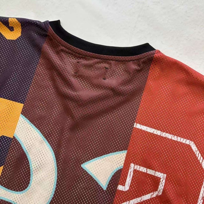 1:1 quality version Three-tone Color Block Champion Mesh Football Jersey Tee 29052450