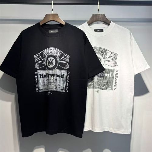 Hollywood Retro Wine Label Print Tee 2 colors 29052577