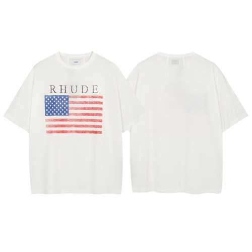 American Flag Slub Cotton Print Tee 29052368