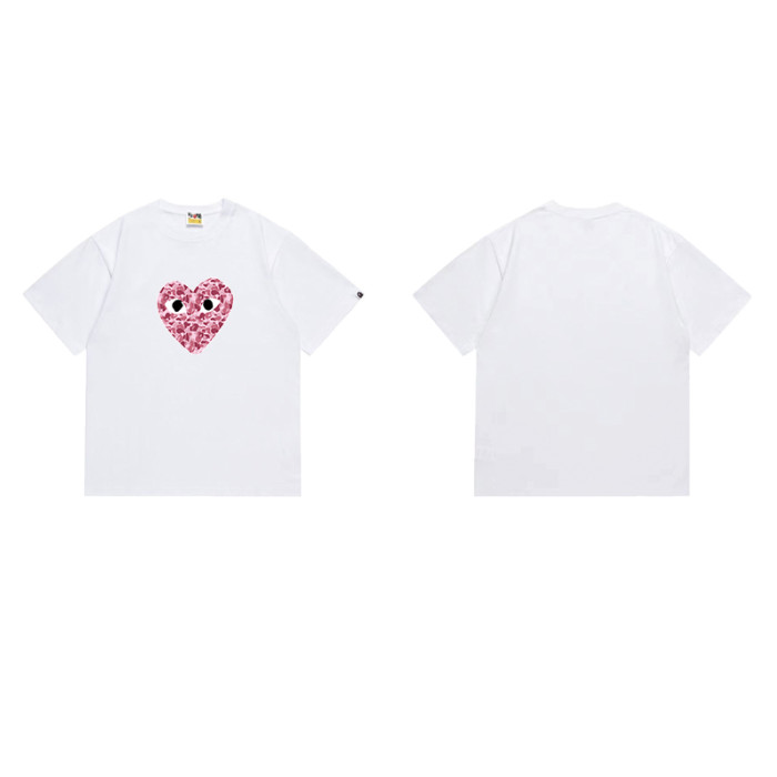 Sweet Cool Camo Heart Ape Head Print T-Shirt 6 colors 29052391