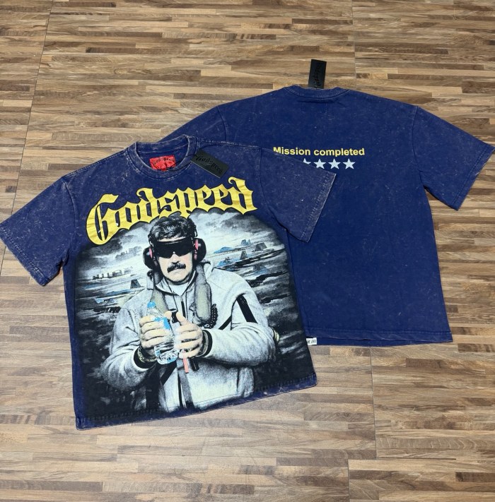 El Chapo Guzmán's vintage black short-sleeved T-shirt with sunglasses and headphones 2 colors 29052464
