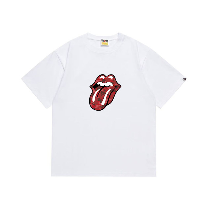 Rolling Stones Tongue Logo Red ABC Camo Print T-Shirt 2 colors 29052480