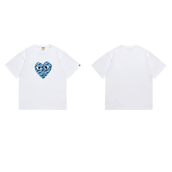 Sweet Cool Camo Heart Ape Head Print T-Shirt 6 colors 29052391