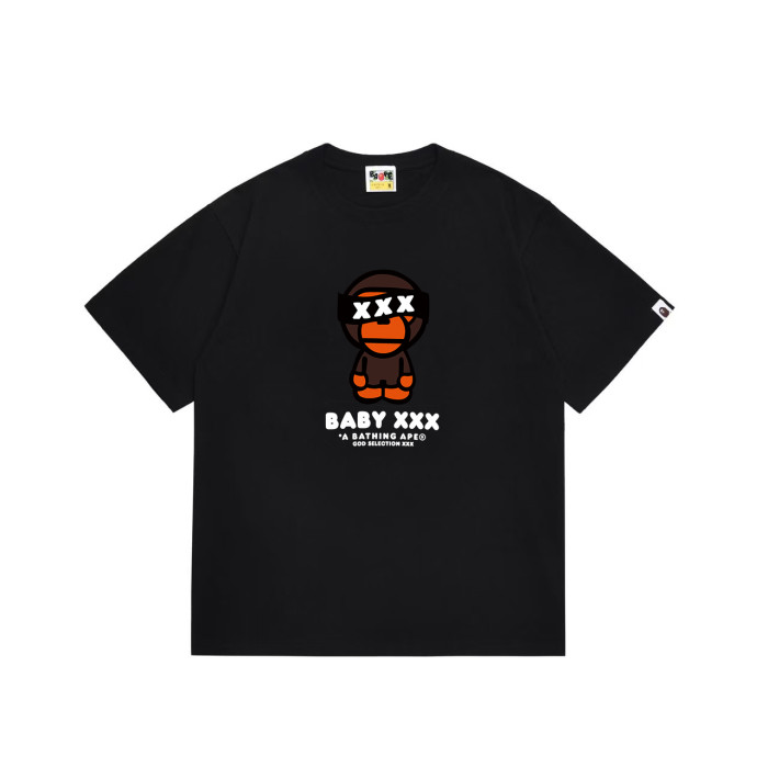 Cartoon Ape  BABY XXX  Print Urban Street T-Shirt 2 colors 29051627