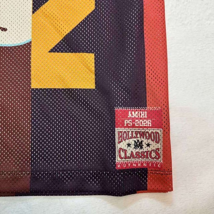 1:1 quality version Three-tone Color Block Champion Mesh Football Jersey Tee 29052450