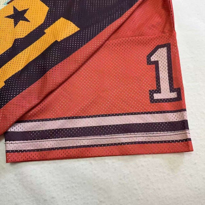 1:1 quality version Three-tone Color Block Champion Mesh Football Jersey Tee 29052450