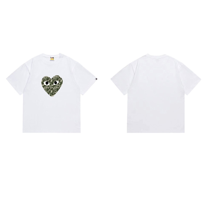 Sweet Cool Camo Heart Ape Head Print T-Shirt 6 colors 29052391