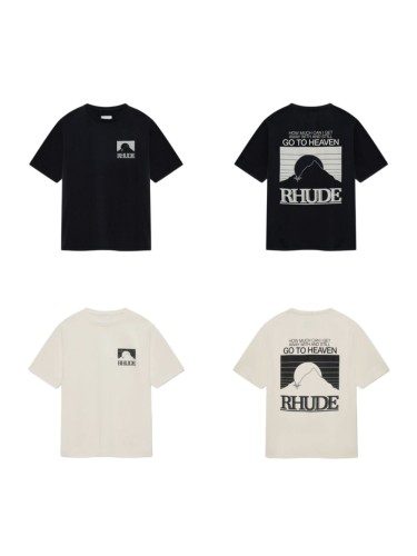 Mountain Sunrise Slogan Print Tee 2 colors 29052373