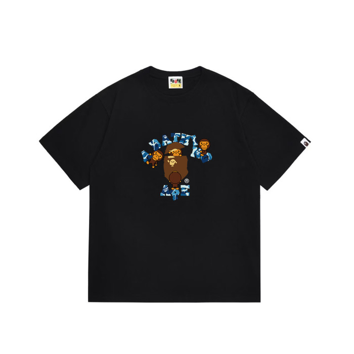 Ape Head Baby Milo Family  A BATHING APE  Print T-shirt 6 colors 29053697