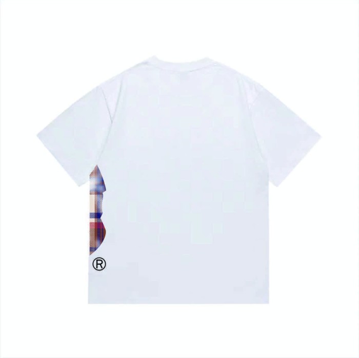 Classic red and blue checkered  print T-shirt 2 colors 29053530