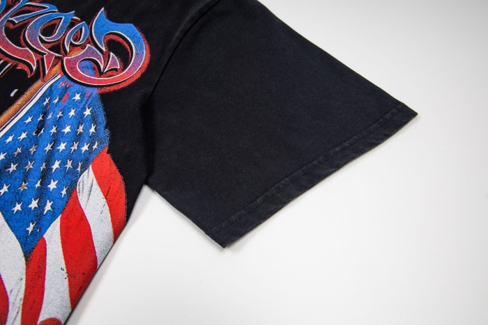 TOGETHER WE ARE AMERICA  vintage black short-sleeved T-shirt 29053414