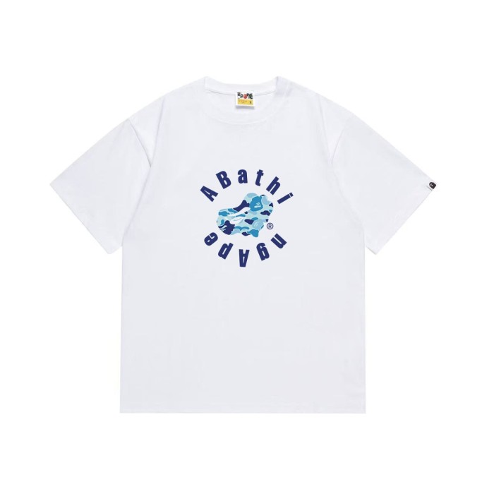 Arc-shaped letters surrounding a love heart camouflage print T-shirt 2 colors 29054209