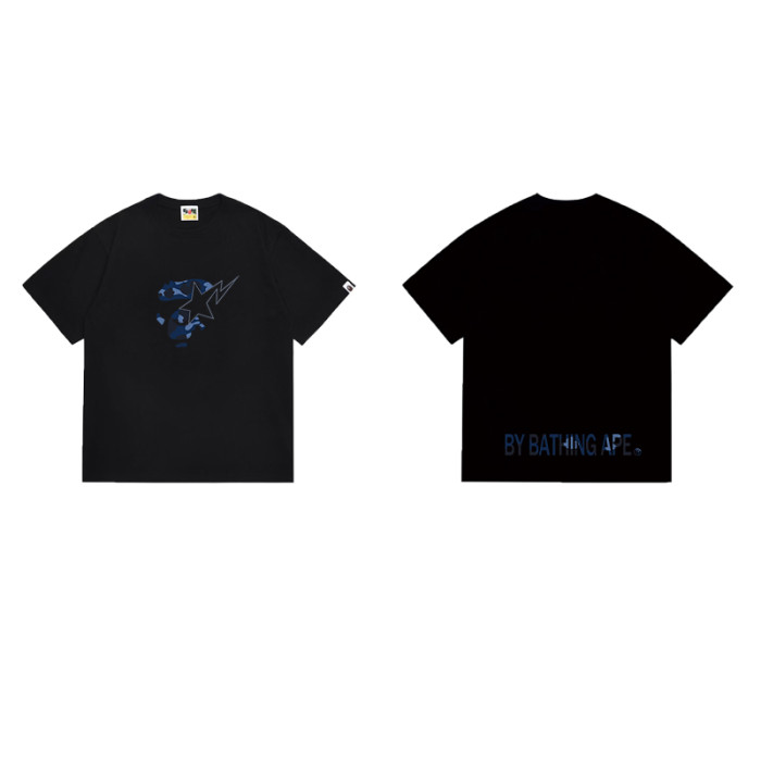 Ape Head Blue Camo Lightning Graphic T-shirt 2 colors 29053736