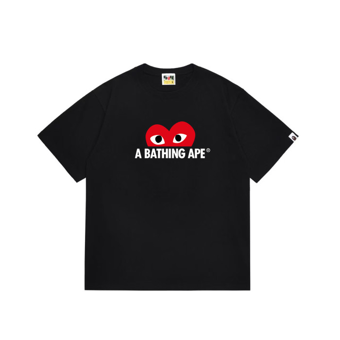 Ape Head Heart  A BATHING APE  Print T-shirt 2 colors 29053667