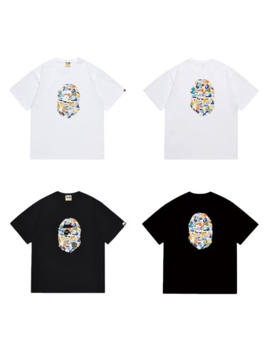 Colorful ABC Camo Ape Head Print T-shirt 2 colors 29053449