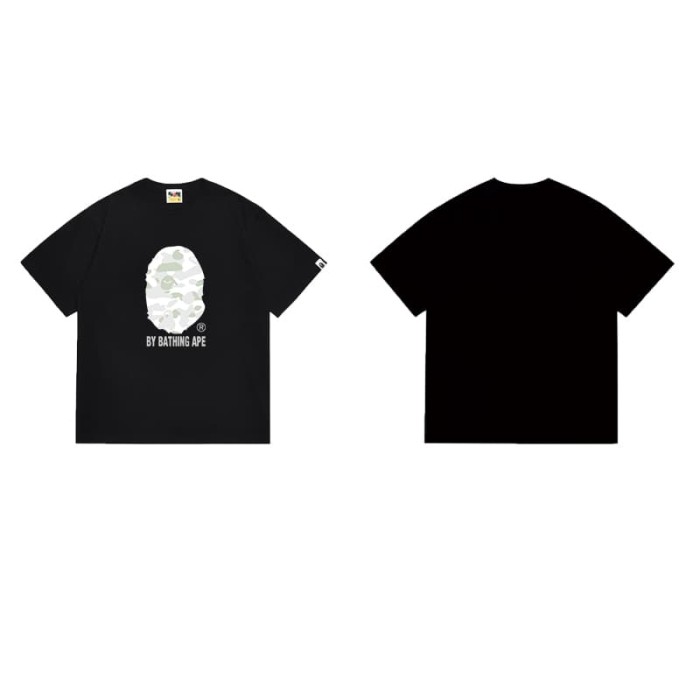 Classic Camouflage Ape Man Big Head Short Sleeve  print T-shirt 2 colors 29053587