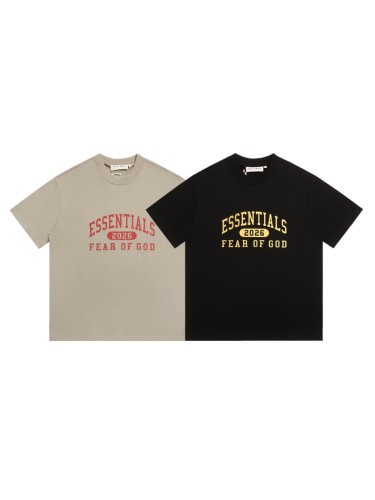 Curved vintage letter two-tone loose drop shoulder short-sleeved T-shirt 2 colors 29053912
