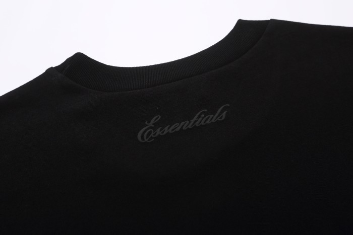 small back embroidered logo, heavyweight pure cotton basic couple's T-shirt 3 colors 29053783