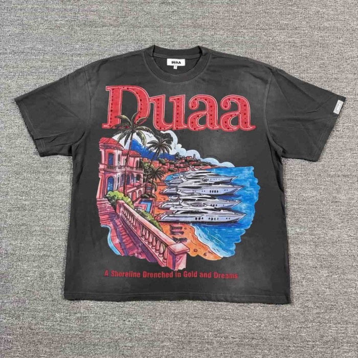 Coastal Yacht Rhinestone Print Washed Tee 29053841