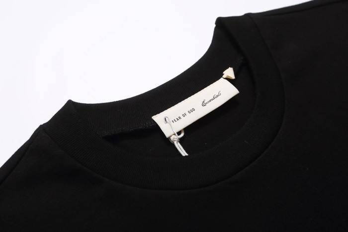 small back embroidered logo, heavyweight pure cotton basic couple's T-shirt 3 colors 29053783