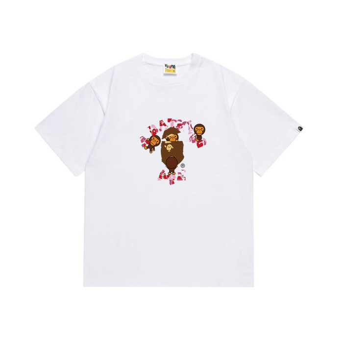 Ape Head Baby Milo Family  A BATHING APE  Print T-shirt 6 colors 29053697