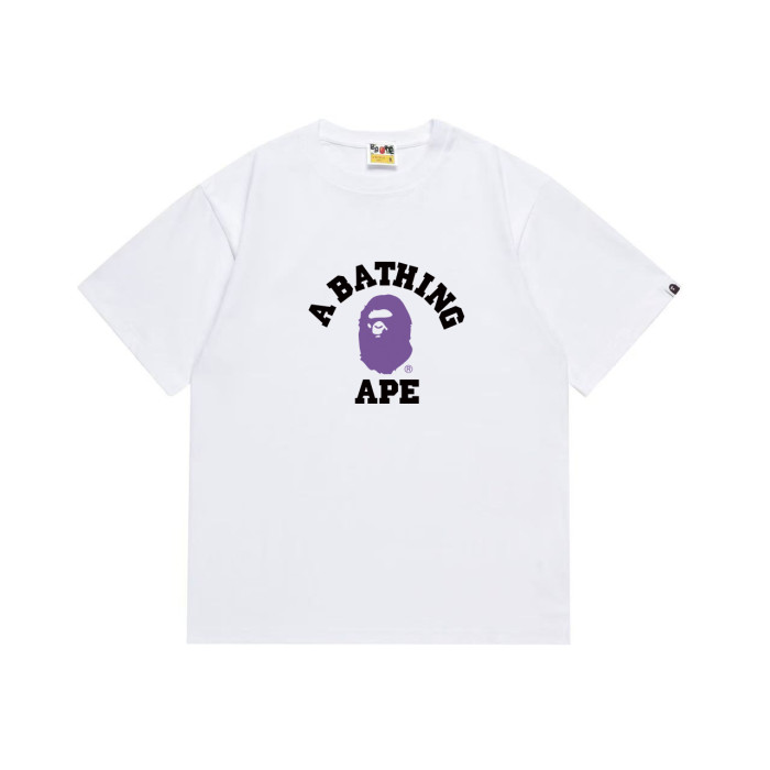 Classic Arc Slogan Purple Ape Graphic T-shirt 2 colors 29053472