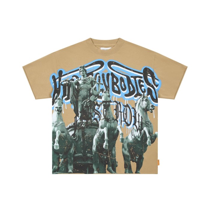 Ancient Greek Chariot Print Washed Tee 29054084