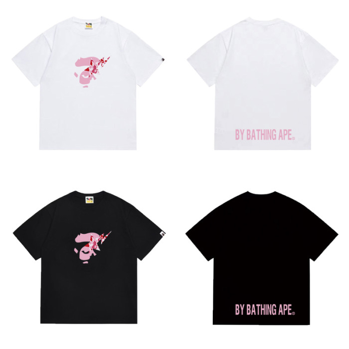 Ape Head Profile Pink Camo Lightning Print T-shirt 6 colors 29053724