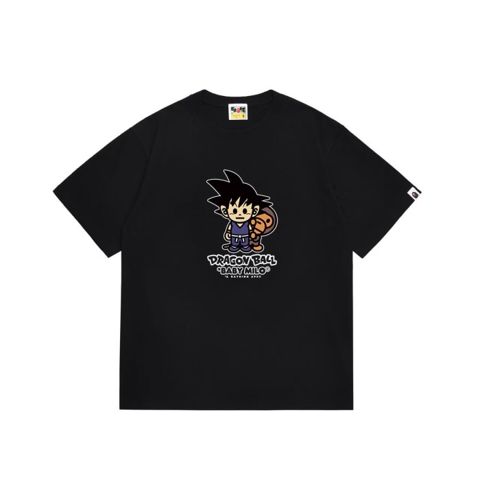 Dragon Ball Wukong holding monkey print T-shirt 2 colors 29054013