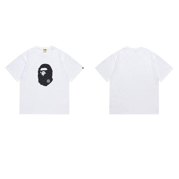 Classic Ape Head Monogram Print Daily Wear T-Shirt 2 colors 29053787