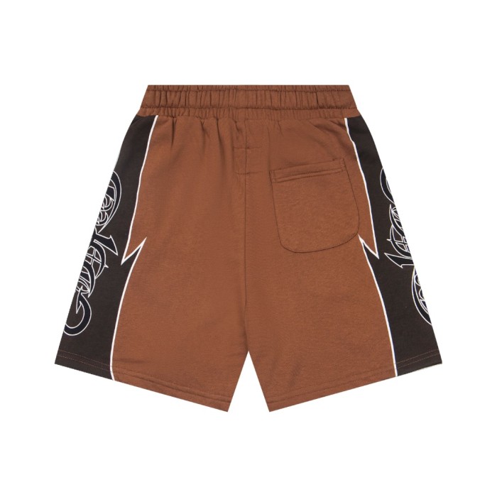 Side lightning and thorns print drawstring casual sports shorts 6 colors 29053404