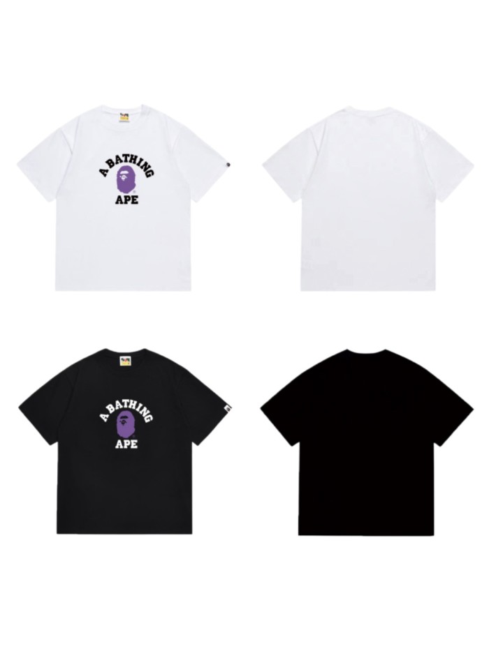 Classic Arc Slogan Purple Ape Graphic T-shirt 2 colors 29053472