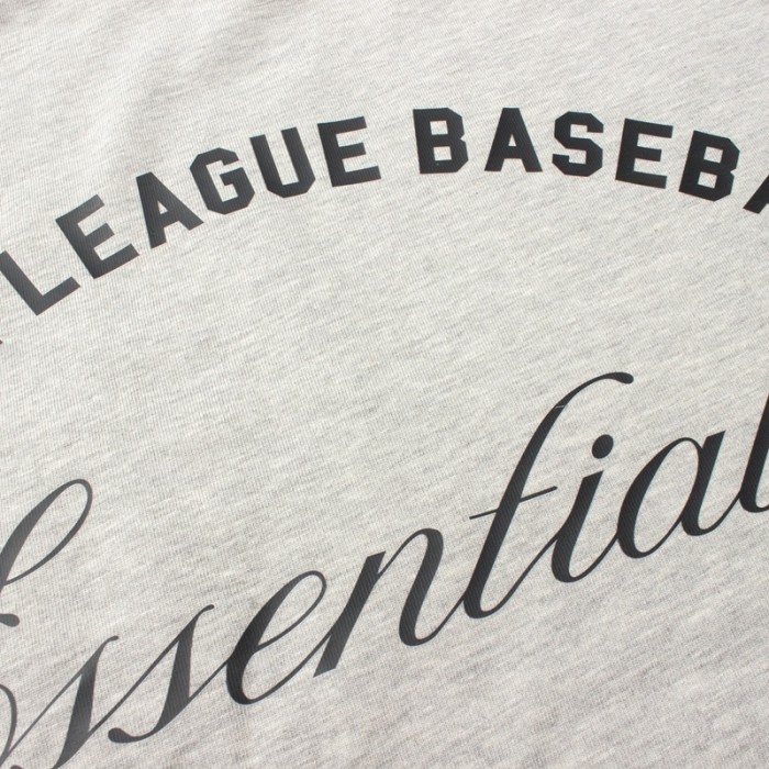 Vintage contrast color baseball silhouette logo black loose short-sleeved T-shirt 29053623
