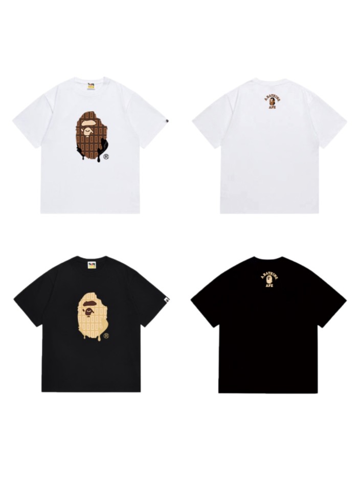 Ape Head Chocolate Melt Print T-shirt 2 colors 29053637