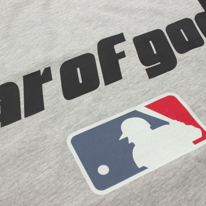 Co-branded vintage letter baseball logo black loose short-sleeved T-shirt 2 colors 29053626