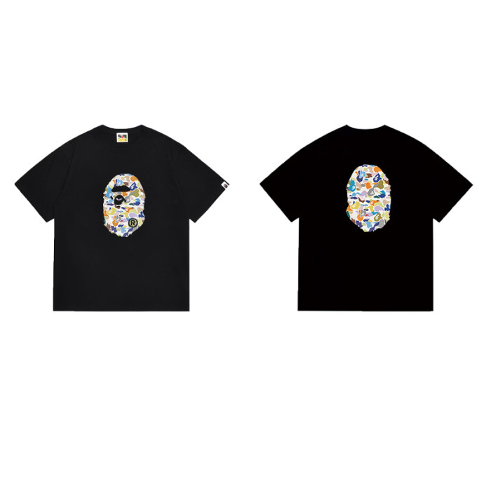 Colorful ABC Camo Ape Head Print T-shirt 2 colors 29053449