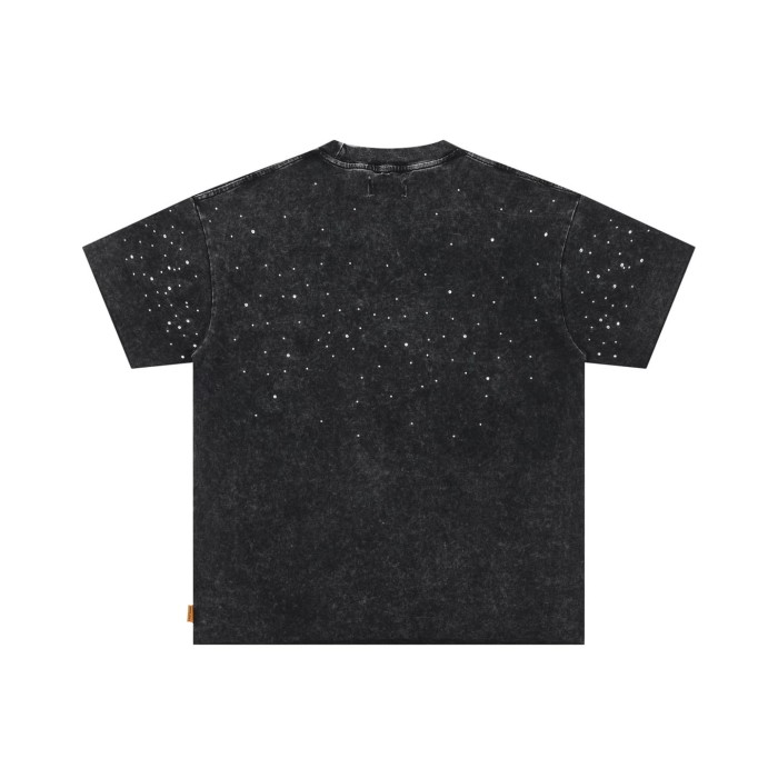 Starburst Angel Rhinestone Print Washed Tee 29054087