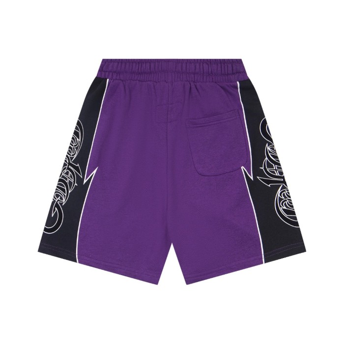Side lightning and thorns print drawstring casual sports shorts 6 colors 29053404