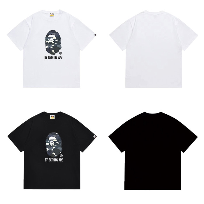 Ape Head Grey Camo  BY BATHING APE  Print T-Shirt 2 colors 29054100