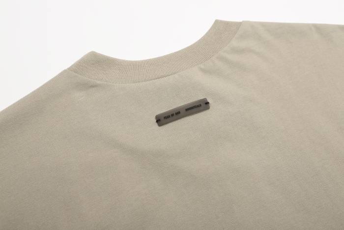 Curved vintage letter two-tone loose drop shoulder short-sleeved T-shirt 2 colors 29053912