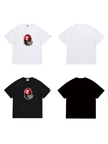 Ape Head Red Vintage Print Gothic  bathing ape  Font T-shirt 2 colors 29053489