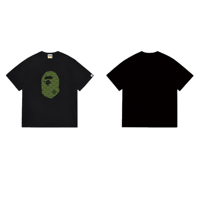 Classic Ape Head Monogram Print Daily Wear T-Shirt 2 colors 29053787